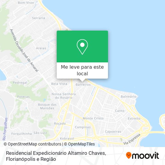 Residencial Expedicionário Altamiro Chaves mapa