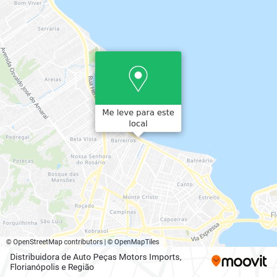 Distribuidora de Auto Peças Motors Imports mapa