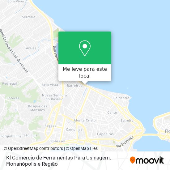 Kl Comércio de Ferramentas Para Usinagem mapa