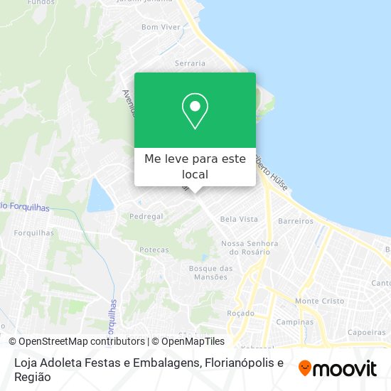 Loja Adoleta Festas e Embalagens mapa