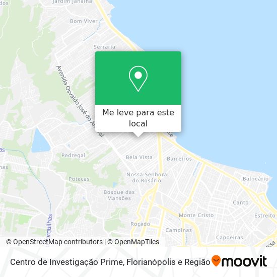 Centro de Investigação Prime mapa