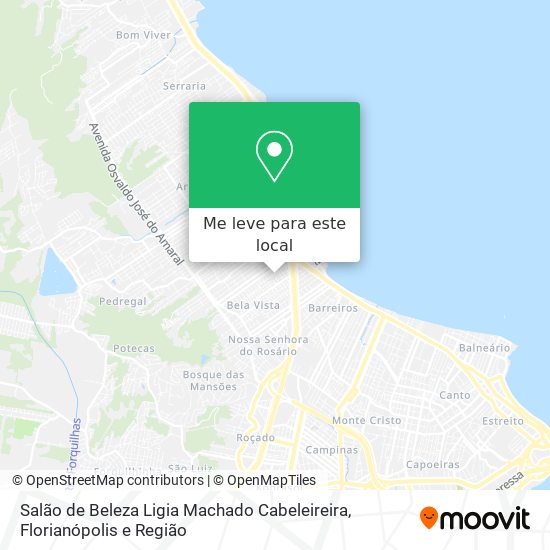 Salão de Beleza Ligia Machado Cabeleireira mapa