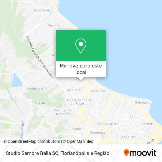 Studio Sempre Bella SC mapa