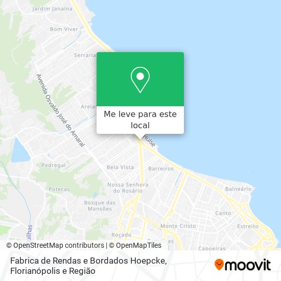 Fabrica de Rendas e Bordados Hoepcke mapa