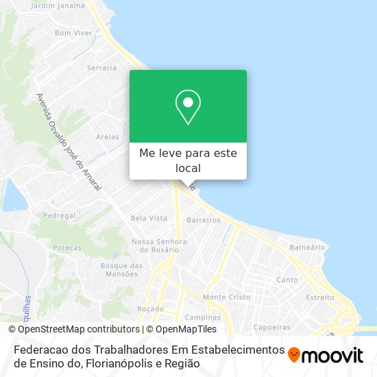 Federacao dos Trabalhadores Em Estabelecimentos de Ensino do mapa