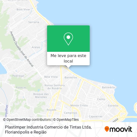 Plastimper Industria Comercio de Tintas Ltda mapa