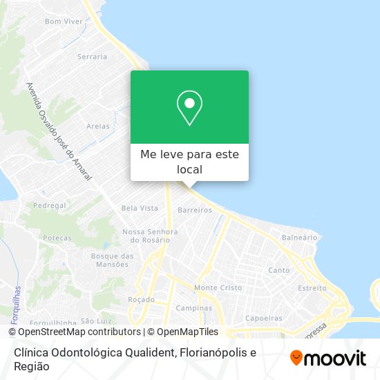 Clínica Odontológica Qualident mapa