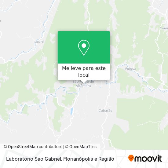 Laboratorio Sao Gabriel mapa