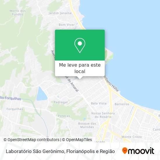 Laboratório São Gerônimo mapa