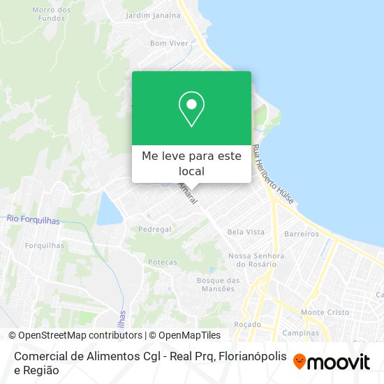 Comercial de Alimentos Cgl - Real Prq mapa