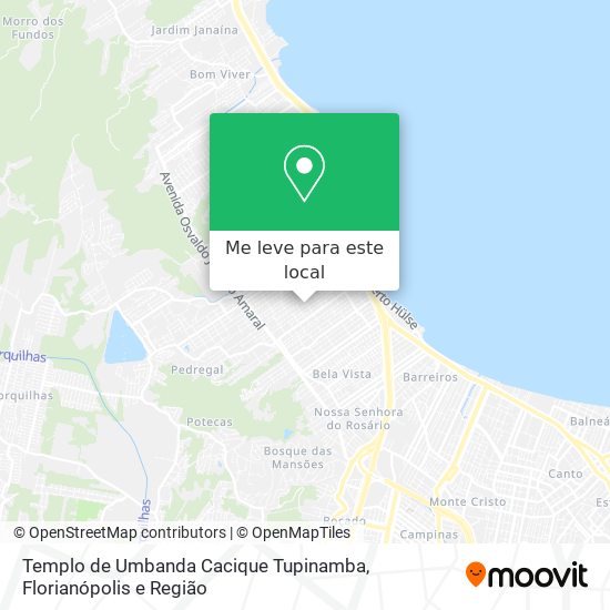 Templo de Umbanda Cacique Tupinamba mapa
