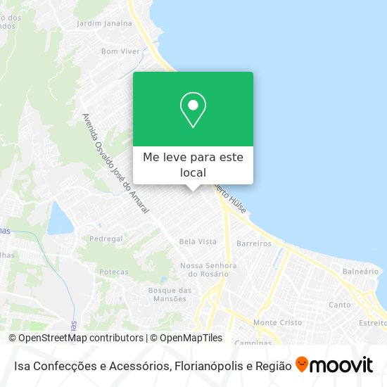 Isa Confecções e Acessórios mapa