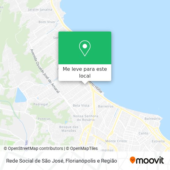 Rede Social de São José mapa