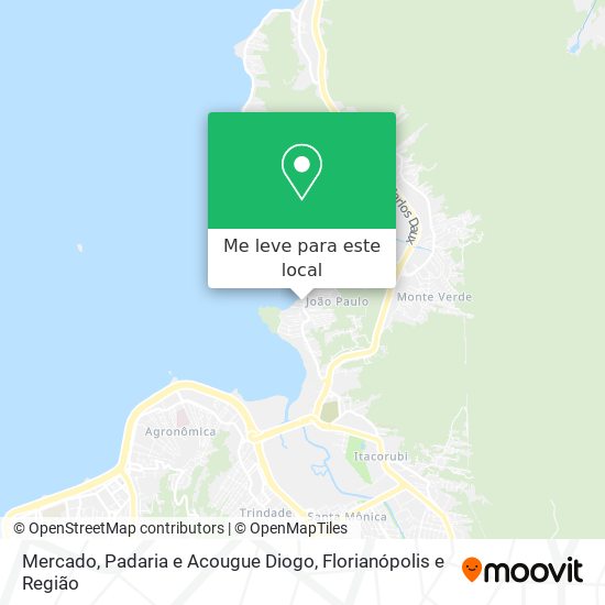 Mercado, Padaria e Acougue Diogo mapa