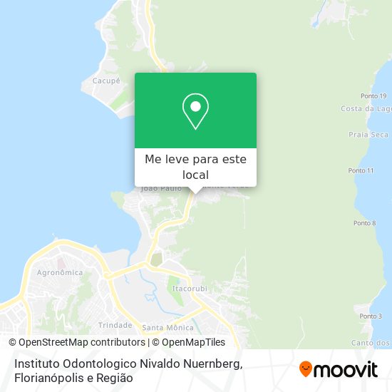 Instituto Odontologico Nivaldo Nuernberg mapa