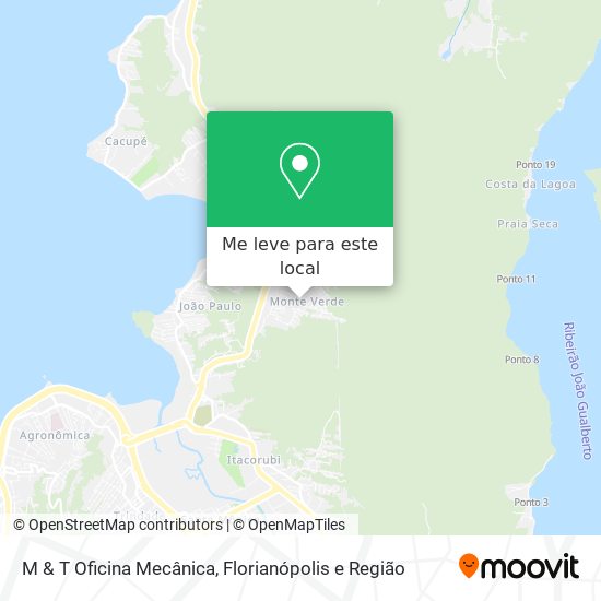 M & T Oficina Mecânica mapa