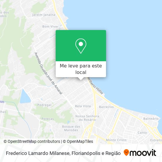 Frederico Lamardo Milanese mapa