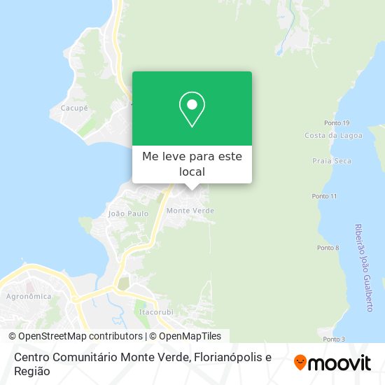 Centro Comunitário Monte Verde mapa