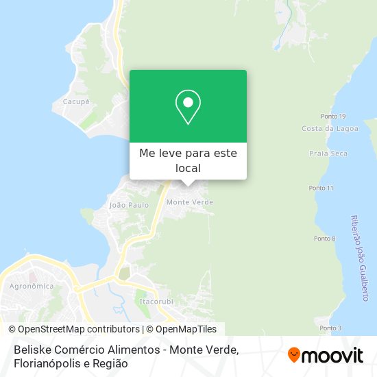 Beliske Comércio Alimentos - Monte Verde mapa