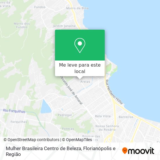 Mulher Brasileira Centro de Beleza mapa
