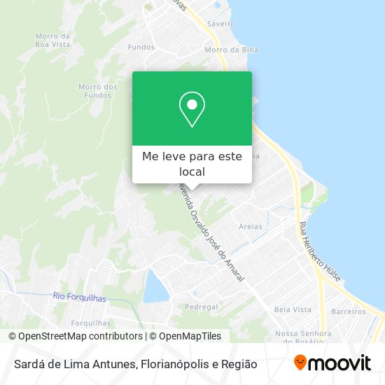 Sardá de Lima Antunes mapa