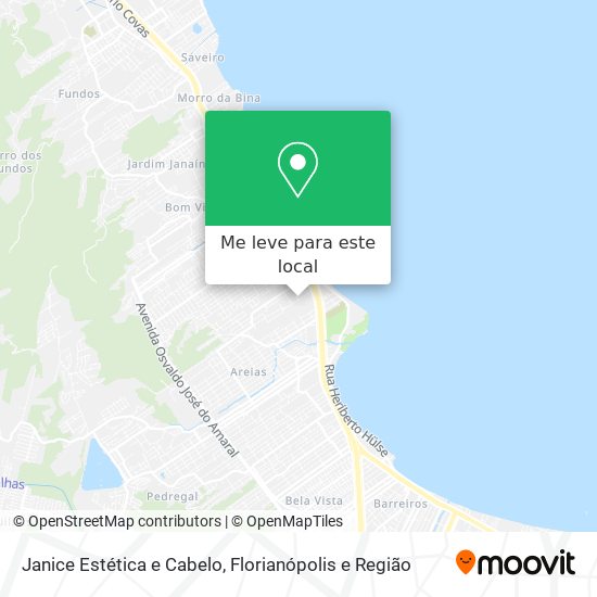 Janice Estética e Cabelo mapa