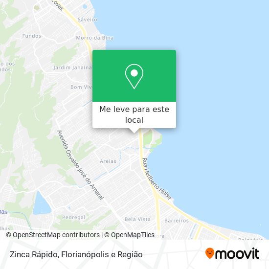 Zinca Rápido mapa