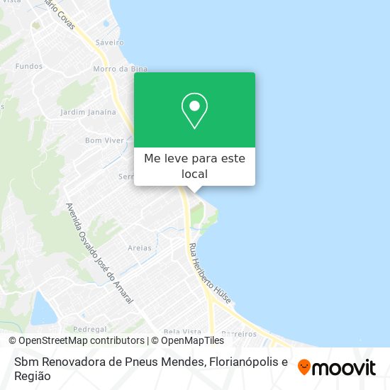 Sbm Renovadora de Pneus Mendes mapa