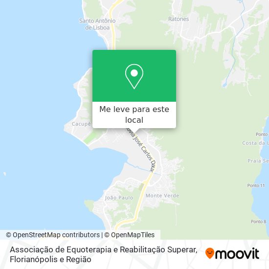 Associação de Equoterapia e Reabilitação Superar mapa