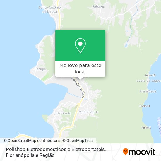 Polishop Eletrodomésticos e Eletroportáteis mapa
