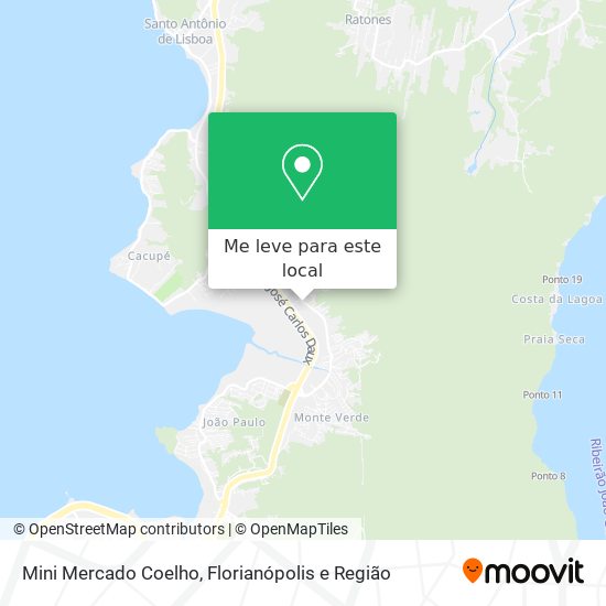 Mini Mercado Coelho mapa