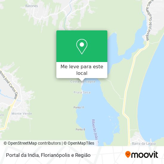 Portal da India mapa