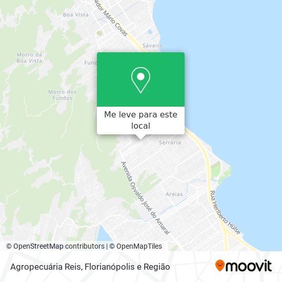 Agropecuária Reis mapa