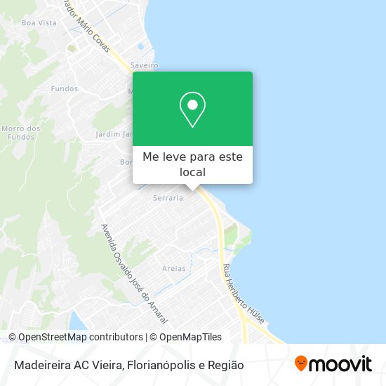 Madeireira AC Vieira mapa