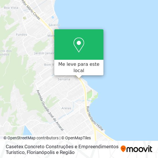 Casetex Concreto Construções e Empreendimentos Turístico mapa