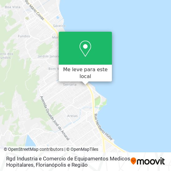 Rgd Industria e Comercio de Equipamentos Medicos Hopitalares mapa