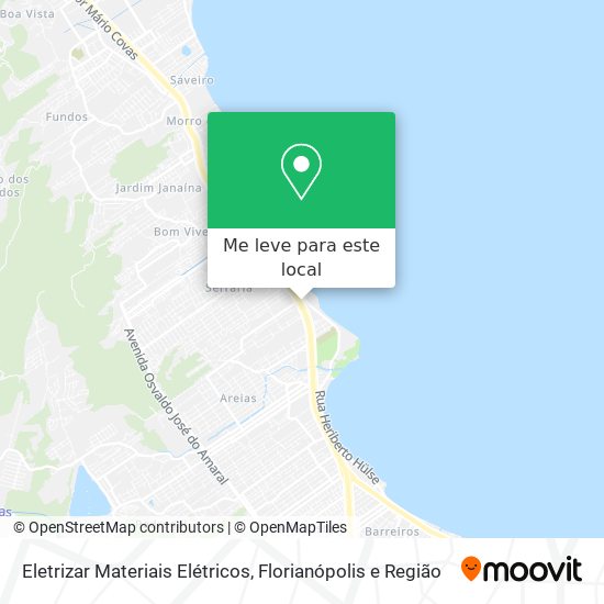 Eletrizar Materiais Elétricos mapa