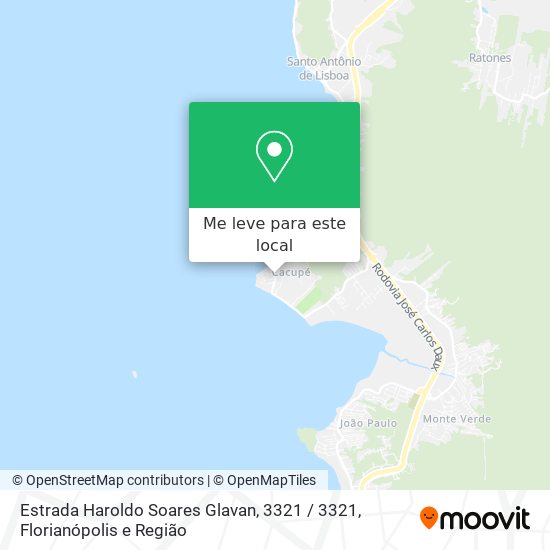 Estrada Haroldo Soares Glavan, 3321 / 3321 mapa