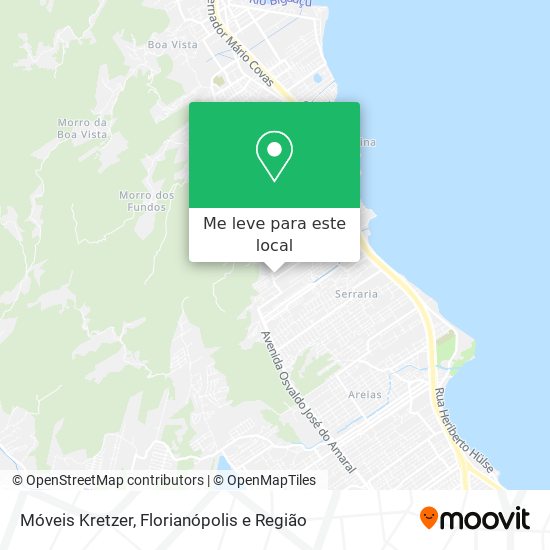 Móveis Kretzer mapa
