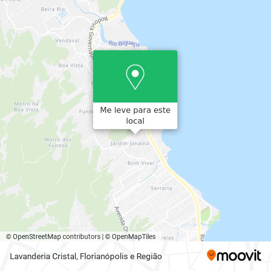Lavanderia Cristal mapa
