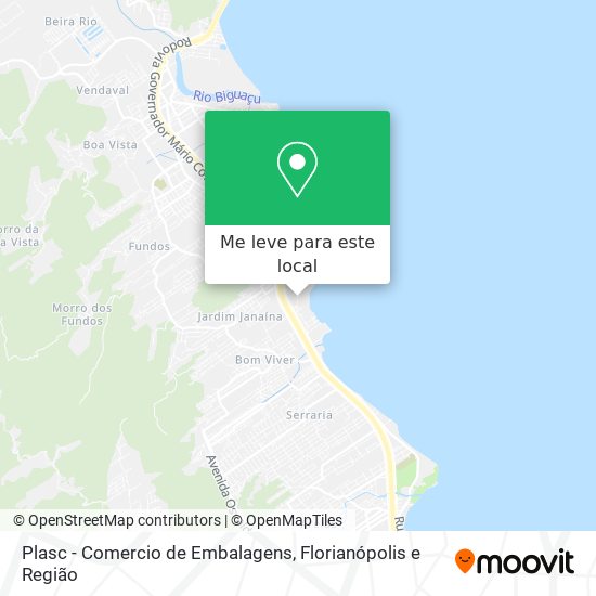 Plasc - Comercio de Embalagens mapa