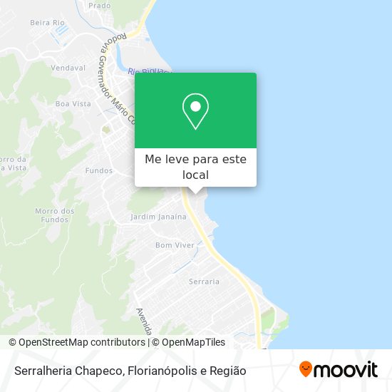 Serralheria Chapeco mapa