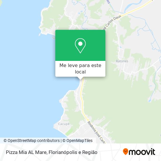 Pizza Mia AL Mare mapa