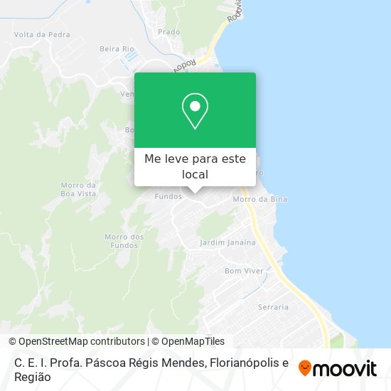 C. E. I. Profa. Páscoa Régis Mendes mapa