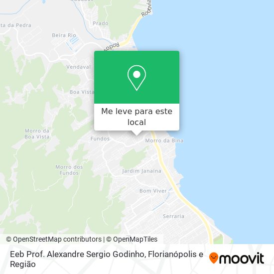 Eeb Prof. Alexandre Sergio Godinho mapa