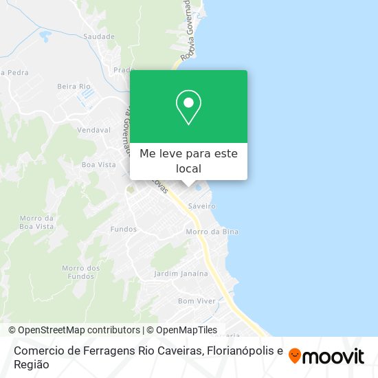 Comercio de Ferragens Rio Caveiras mapa