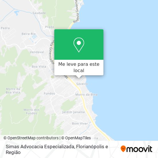 Simas Advocacia Especializada mapa