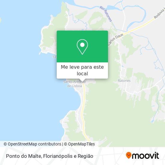 Ponto do Malte mapa