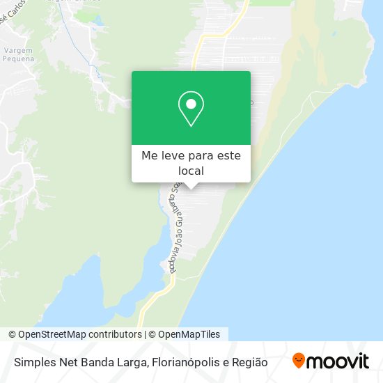 Simples Net Banda Larga mapa