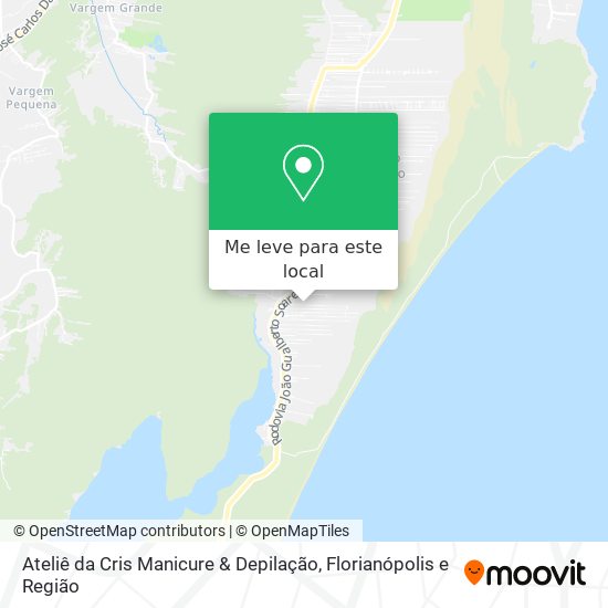 Ateliê da Cris Manicure & Depilação mapa